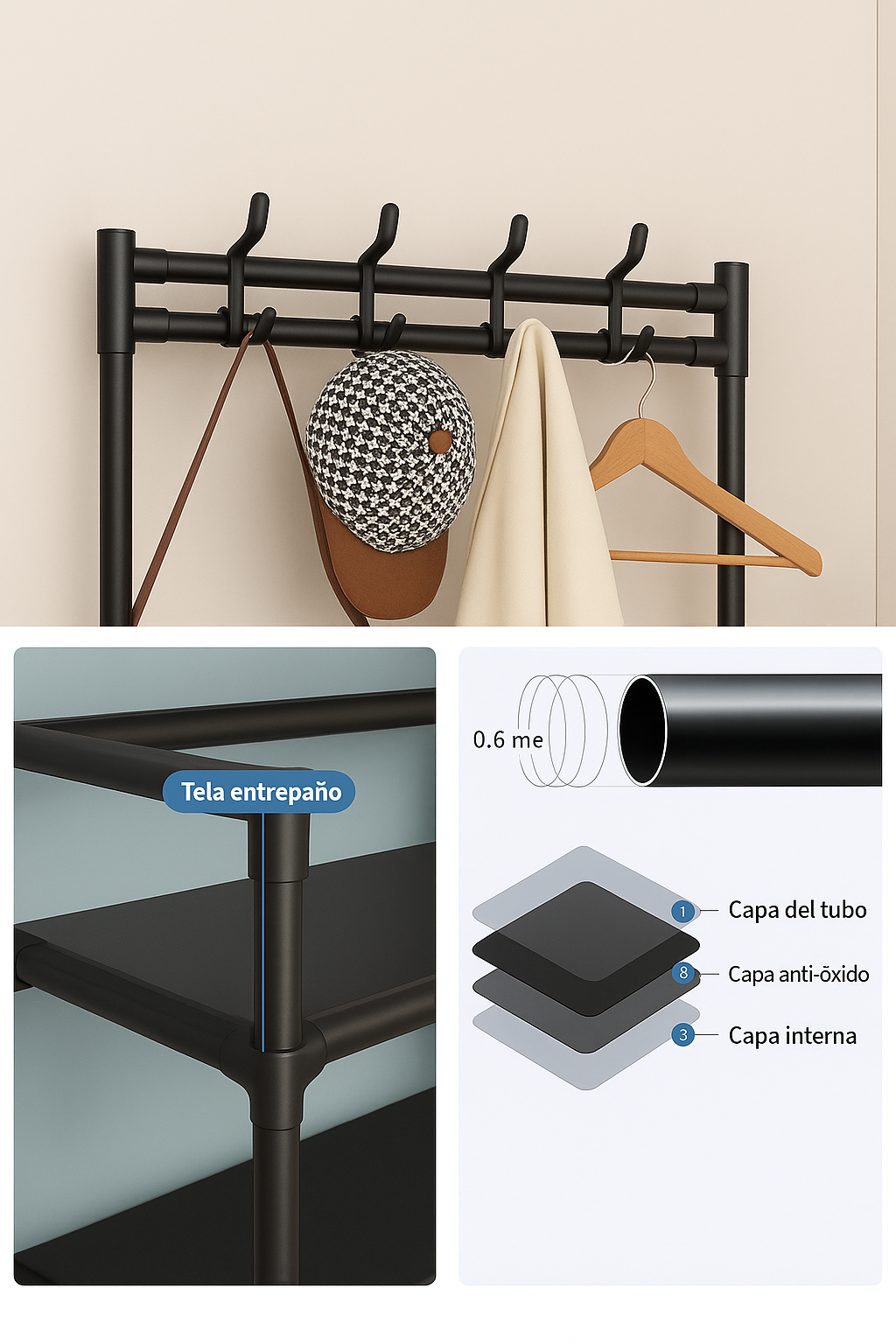 Organizador Multifuncional 4 en 1 – El Mueble Que Tu Hogar Necesita